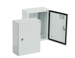Obudowa metalowa 400x300x150mm IP66 z płytą ETIBOX GT 40-30-15 001102105