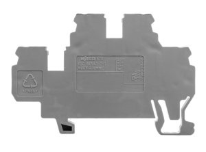 Złączka dwupiętrowa L / N 2,5mm szara 870-503