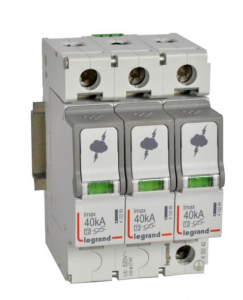 Ogranicznik przepięć Typ T2 3P 40kA 1,7kV ON 300 TT, TN (TNC, TNS) 412242