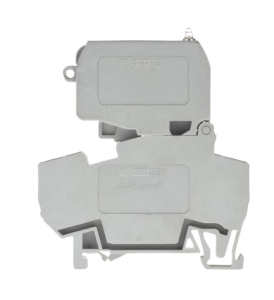 Złączka bezpiecznikowa 4mm2 szary 10A G 5x 20mm DIN 35mm 281-611/281-417