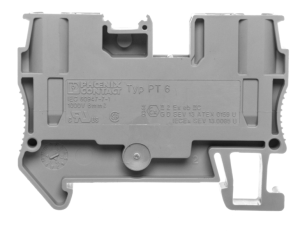 Listwa zaciskowa przepustowa 2-przewodowa 0,5-10mm2 szara PT 6 3211813