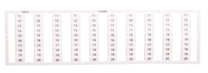 Oznaczniki WMB 10x 11-20 793-5603 /5szt./