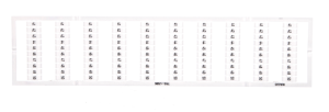 Oznaczniki WMB 10x 41-50 793-4506 /5szt./