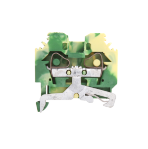 Złączka szynowa ochronna 6mm2 żółto-zielona 282-107