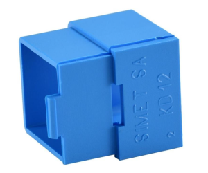 Króciec dystansowy 22x22mm do puszek szeregowych niebieski KD12 37088003 /50szt./