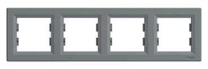 ASFORA Ramka 4-krotna pozioma stal EPH5800462