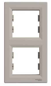 ASFORA Ramka 2-krotna pionowa brąz EPH5810269