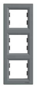 ASFORA Ramka 3-krotna pionowa stal EPH5810362