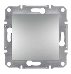 ASFORA Łącznik krzyżowy bez ramki aluminium EPH0500161