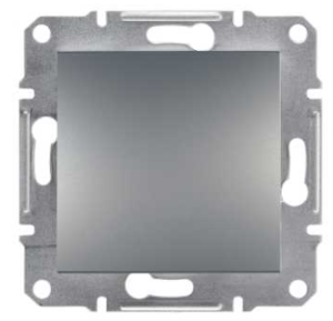 ASFORA Łącznik krzyżowy bez ramki stal EPH0500162