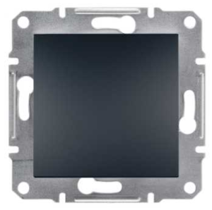 ASFORA Łącznik 1-biegunowy bez ramki antracyt EPH0100171