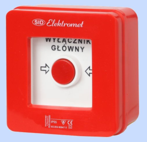 Wyłącznik alarmowy natynkowy WG-1 wyłącznik główny 921443