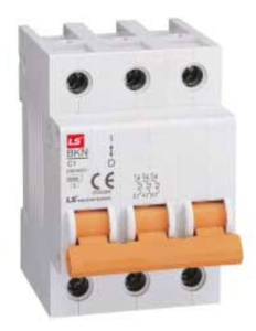 Wyłącznik modułowy LS Electric BKH 3P 100A charakterystyka C 06110347R0 BKH 3P C100A