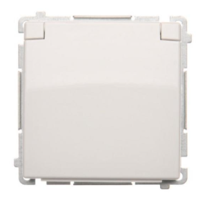 Simon Basic Gniazdo wtyczkowe Schuko do wersji IP44 (moduł) 16A, 250V~,zaciski śrubowe biały BMGSZ1B.01/11