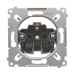 Simon 54 mechanizmy Gniazdo wtyczkowe z uziemieniem (mechanizm) 16A, 250V~, szybkozłącza, SGZ1CM