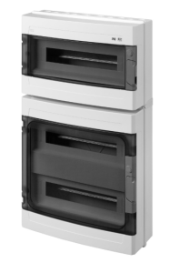 Rozdzielnica modułowa hermetyczna 3x18 natynkowa (1x18+2x18) EP-LUX PLUS RN 3/54 (N+PE) IP65 1963-01