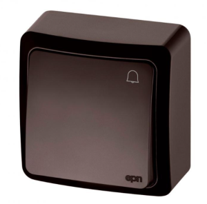 BERG Łącznik zwierny dzwonek n/t 10AX IP20 brązowy 3714-05