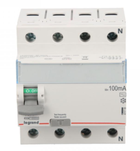 Wyłącznik różnicowoprądowy 4P 40A 0,1A typ AC P304 TX3 411718
