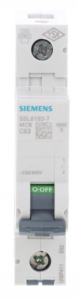 Wyłącznik nadprądowy 1P C 63A 6kA AC SENTRON 5SL6163-7