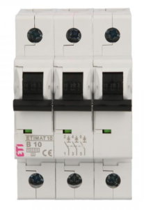 Wyłącznik nadprądowy 3P B 10A 10kA AC ETIMAT10 002125714