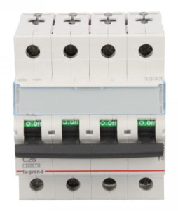 Wyłącznik nadprądowy 4P C 25A 6kA AC S304 TX3 403564