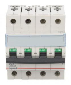 Wyłącznik nadprądowy 4P B 63A 6kA AC S304 TX3 403423