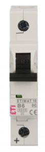 Wyłącznik nadprądowy 1P B 6A 6kA DC ETIMAT10 002127712