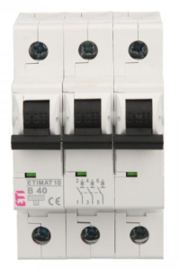 Wyłącznik nadprądowy 3P B 40A 10kA AC ETIMAT10 002125720