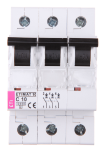 Wyłącznik nadprądowy 3P C 10A 10kA AC ETIMAT10 002135714