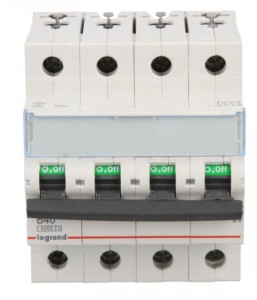 Wyłącznik nadprądowy 4P B 40A 6kA AC S304 TX3 403421