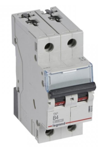 Wyłącznik nadprądowy 2P B 4A 6kA AC S302 TX3 403382