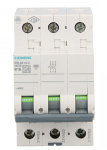 Wyłącznik nadprądowy 3P B 16A 6kA AC SENTRON 5SL6316-6