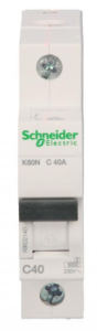 Wyłącznik nadprądowy 1P C 40A 6kA AC K60N Acti9 A9K02140