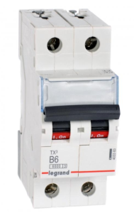 Wyłącznik nadprądowy 2P B 6A 6kA AC S302 TX3 403383