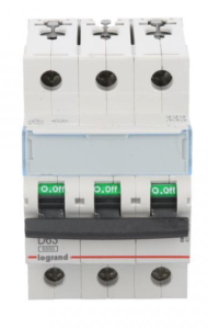 Wyłącznik nadprądowy 3P D 63A 6kA AC S303 TX3 403761