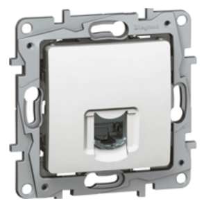 NILOE Gniazdo komputerowe RJ45 kat. 6 UTP białe 764573