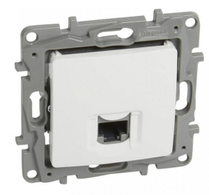 NILOE Gniazdo komputerowe RJ45 kat. 5 UTP białe 764571