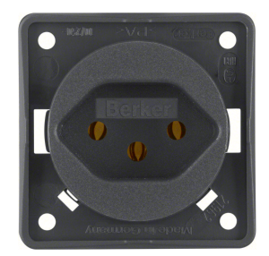 Integro Flow Gniazdo z/u /Szwajcaria/ typ 13 antracyt mat 962492505