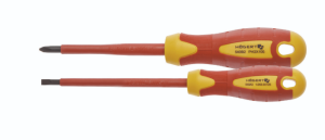 Zestaw wkrętaków izolowanych dla elektryka 1000V stal S2 HT1S990 /2szt./