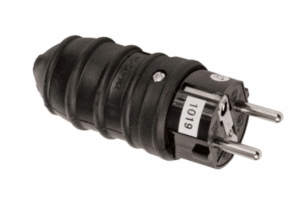 Wtyczka gumowa z/u 16A 250V IP44 D.3158