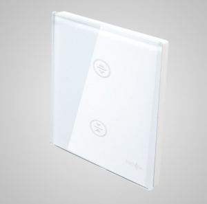 TouchMe Duży panel szklany, żaluzjowy, biały TM727W