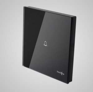 TouchMe Duży panel szklany /dzwonek/ czarny TM713B