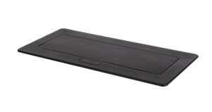 Puszka stołowa soft POP-UP metalowa 3 x M45 czarny BIURO+ 28314