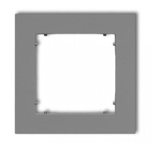 MINI Ramka pojedyncza szary mat 27MR-1