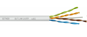 Kabel teleinformatyczny BiTLAN U/UTP kat.6 4x2x0,54 TI0044 klasa Eca /100m/