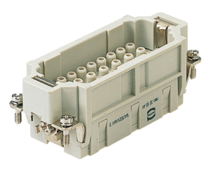 Złącze zaciskane (wkład) 32+PE męskie 500V 16A Han EE 09320323001