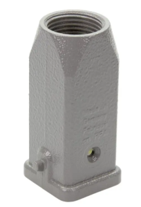 Obudowa metalowa złącza HAN-KIT 3A 4+PE męski+żeński 230/400V 10A Han A wejście kątowe proste (gniazdo) M20 10200040005