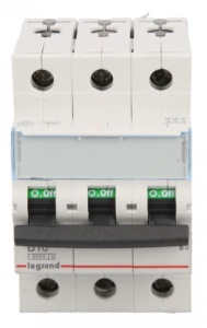 Wyłącznik nadprądowy 3P B 10A 6kA AC S303 TX3 403400/605548