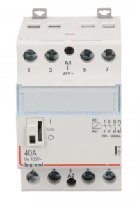 Stycznik modułowy 40A 4Z 0R 24V AC SM340 /z manipulatorem/ 412518