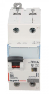 Wyłącznik różnicowo-nadprądowy 2P 6A B 0,03A typ A P312 DX3 410962